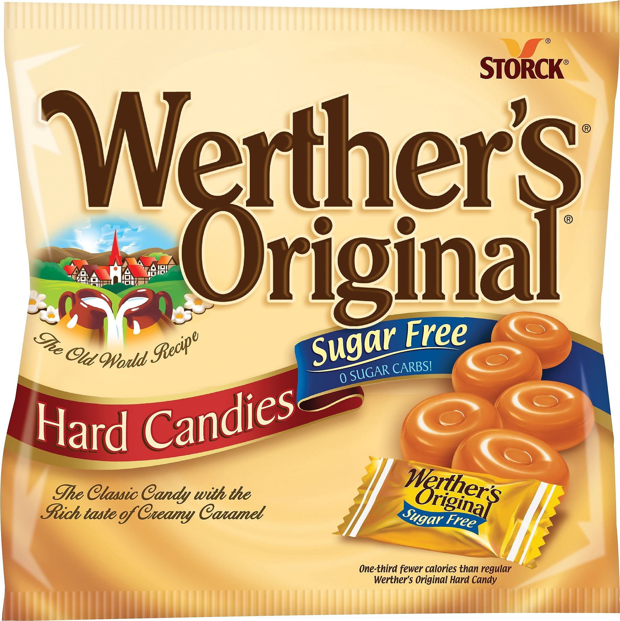 Werther's Original Sugar Free Caramel Hard Candy, 2.75 oz. (SUL831498)