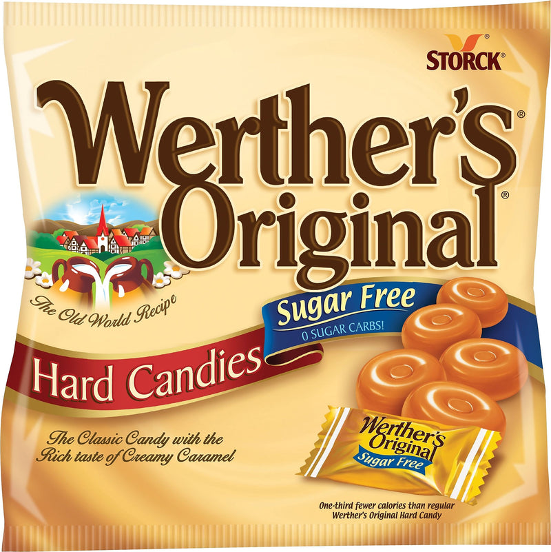 Werther's Original Sugar Free Caramel Hard Candy, 2.75 oz. (SUL831498)