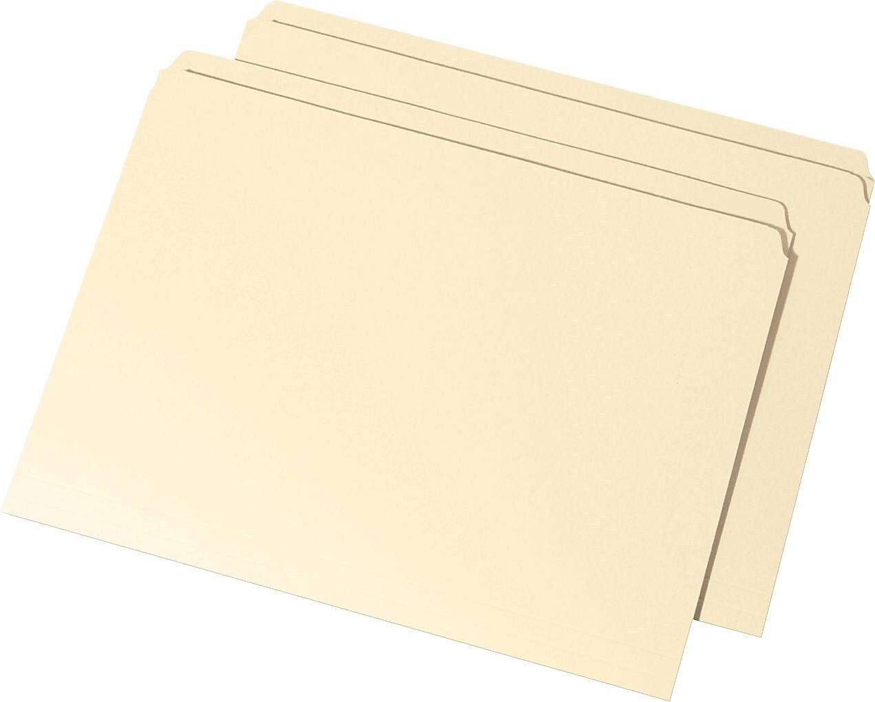 AbilityOne Interior Height File Folder, Straight Cut, Manila, Letter, 100/Box (7530015833821)