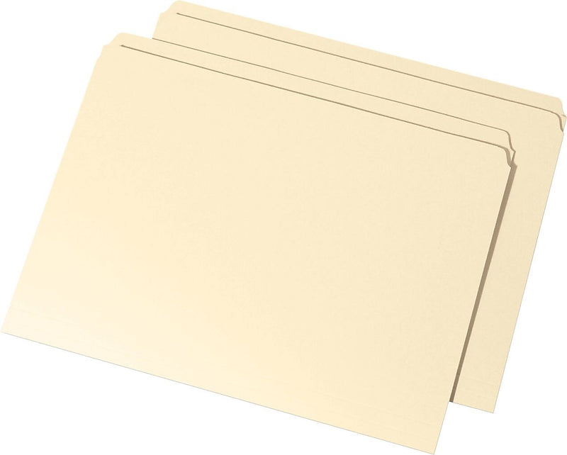 AbilityOne Interior Height File Folder, Straight Cut, Manila, Letter, 100/Box (7530015833821)