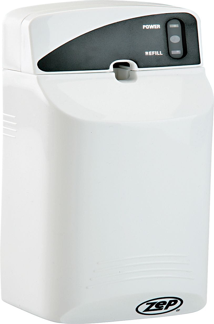 AbilityOne SKILCRAFT Zep Meter Mist 3000 Odor Control Dispenser, White (NSN4264187)