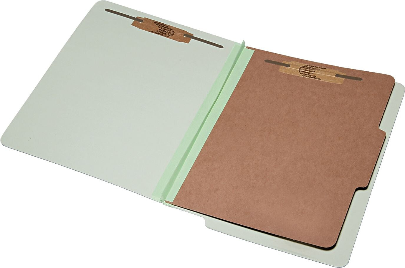 AbilityOne Pressboard Classification Folder, 1-Dividers, 2" Expansion, Green, 10/Box (NSN5907106)