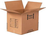 12" x 12" x 12" Deluxe Moving Boxes, 32 ECT, Brown, 25/Bundle (121212DPB)
