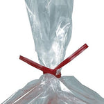 5" Plastic Twist Ties, Red, 2000/Carton (PLT5R)