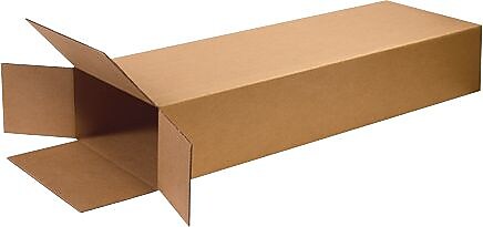 18" x 6" x 45" Side Loading Boxes, 44 ECT, Brown, 5/Bundle (HD18645FOL)