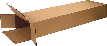 14" x 4" x 68" Side Loading Boxes, 32 ECT, Brown, 10/Bundle (HD14468FOL)
