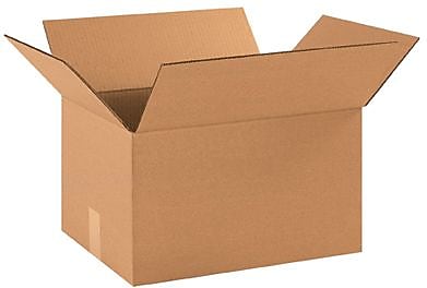 16" x 12" x 9" Shipping Boxes, 32 ECT, Brown, 25/Bundle (16129R)