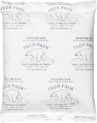 Tech Pack Moisture Resistant Cold Pack, 12 oz., 6" x 6", 48/Carton (IBMS12)