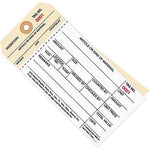 Staples - 6 1/4" x 3 1/8" - (2500-2999) Inventory Tag 2 Part Carbonless Stub Style #8, 500/Pack