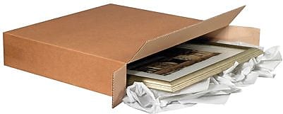 26" x 6" x 20" Side Loading Boxes, 32 ECT, Brown, 10/Bundle (26620FOL)