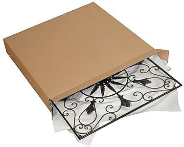36" x 5" x 36" Side Loading Boxes, 32 ECT, Brown, 20/Bundle (36536FOL)