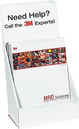 Partners Brand Literature Counter Display, 9 3/8"x 5 1/2"x 11 3/16", White, 10/Bundle (MDIS102)