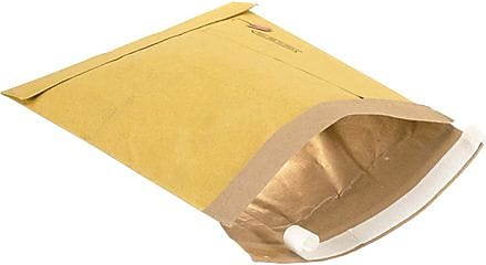 SI Products 7.25" x 12", Kraft Padded #1 Mailer, Yellow, Pack of 100 (ENVB804SS)