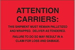 Tape Logic Must Remain Palletized Shipping Label, 4" x 6", 500/Roll
