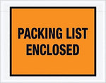 Staples Packing List Envelope, 7" x 5.5", Orange Full Face, "Packing List Enclosed", 1000/Case (ENVPQ22)