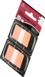 AbilityOne SKILCRAFT Colorful Self-stick Flag, Orange, 50/Pk