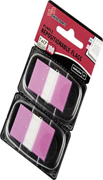 AbilityOne SKILCRAFT Colorful Self-stick Flag, Purple, 50/Pk