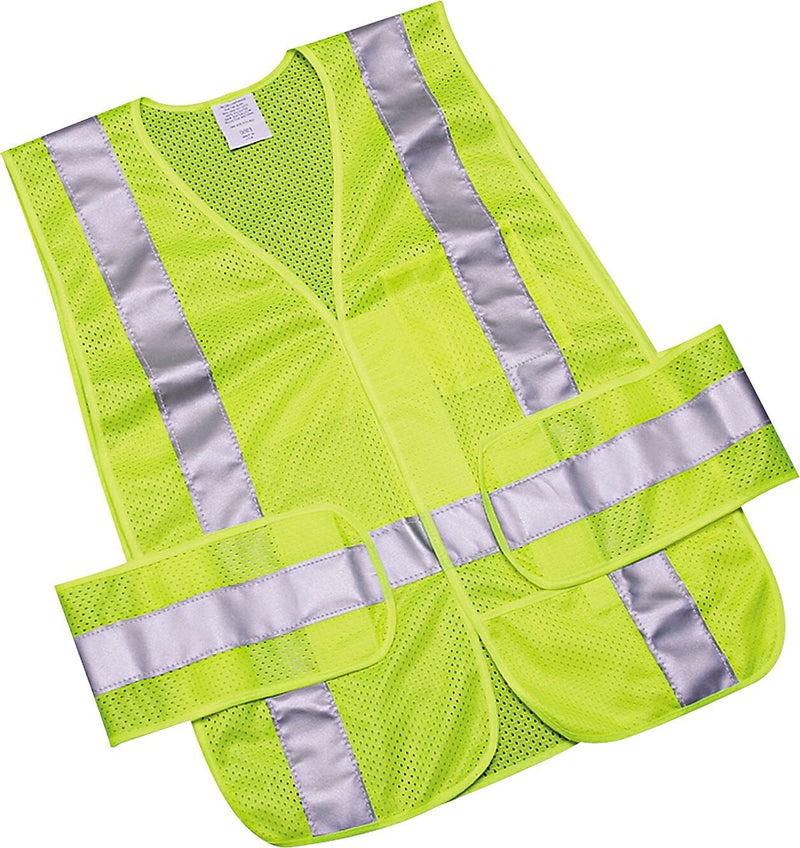 AbilityOne Safety Vest--Class 2 ANSI 107-2010 Compliant, Lime, One Size (8415015984875)