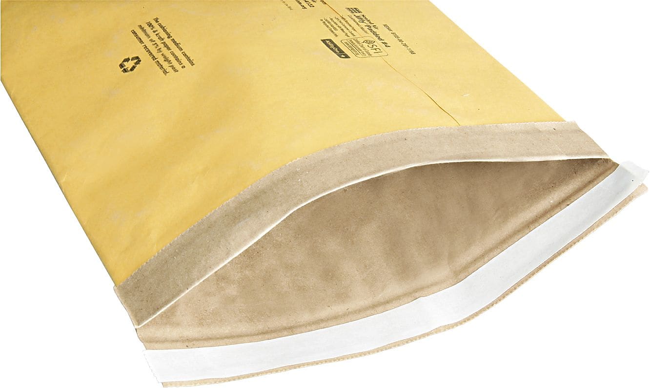 AbilityOne Padded Mailer, 8 1/2" x 12", Kraft, 100/Box (8105002900343)