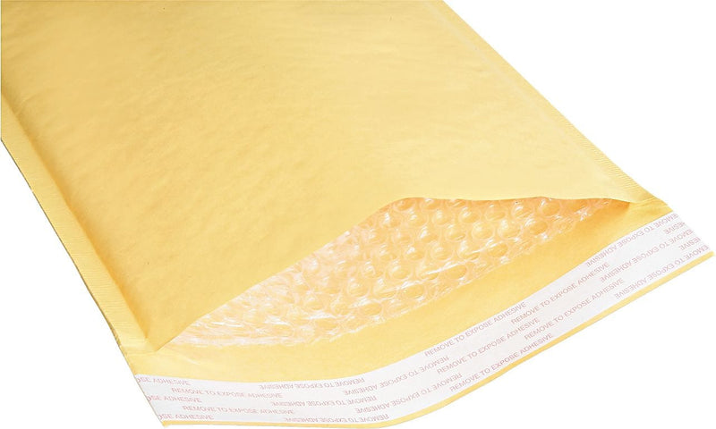 AbilityOne Cushioned Mailer, 6" x 10", Kraft, 250/Bx (8105001179860)
