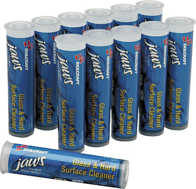 AbilityOne JAWS Just Add Water Refill Cartridge, 2 oz, Unscented, 12 per Box (7930016005748)