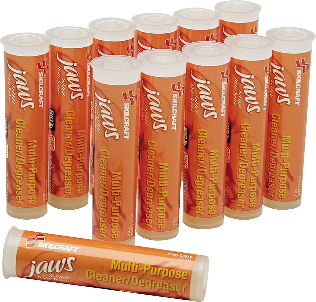 AbilityOne JAWS Just Add Water Refill Cartridge, 2 oz, Citrus, 12 per Box (7930016005753)