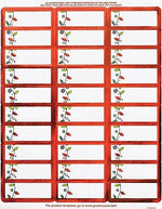 Great Papers® Holiday Card Address Labels String Of Lights Foil, 120/Count