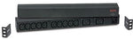 APC 200 - 230 V Basic Power Distribution Unit, 12-Outlet, 1U Rack Mount, Black (AP9559)