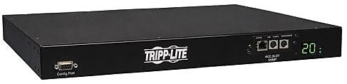 Tripp Lite Single-Phase Switched Power Distribution Unit, 10-Outlet, 1U Rack Mount, Black (PDUMH20HVATNET)