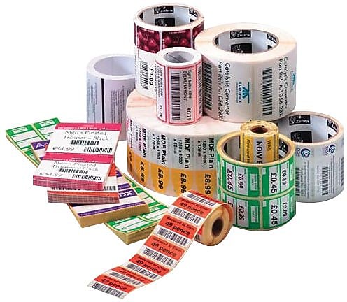 Zebra® Z-Select® 800274-155 4000T Paper Thermal Transfer Label for Barcode Printers, 4"(W)