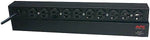 APC Basic Power Distribution Unit, 10-Outlet, 1U Rack Mount, Black (AP9564)