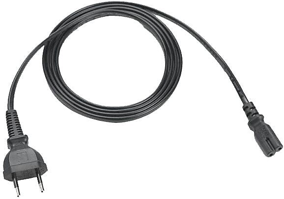 Motorola Non Earthed Standard Power Cord, 5.91'(L), 2 Wire