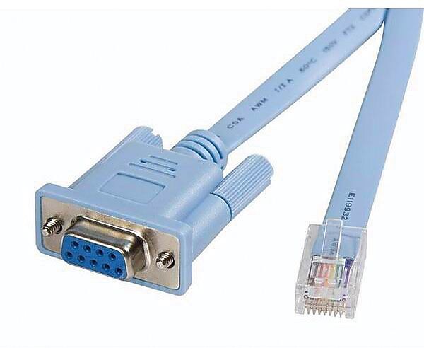 Startech 6' RJ45 to DB9 Cisco Console Management Router Cable, Blue (DB9CONCABL6)