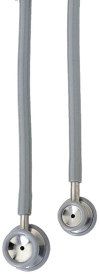 Medline Stainless Steel Pediatric Stethoscopes, Gray (MDS92200)