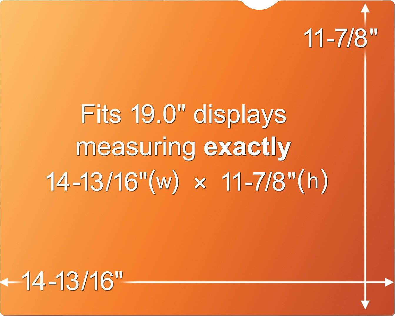 3M™ Gold Privacy Filter for 19.01" Widescreen Monitor (5:4)