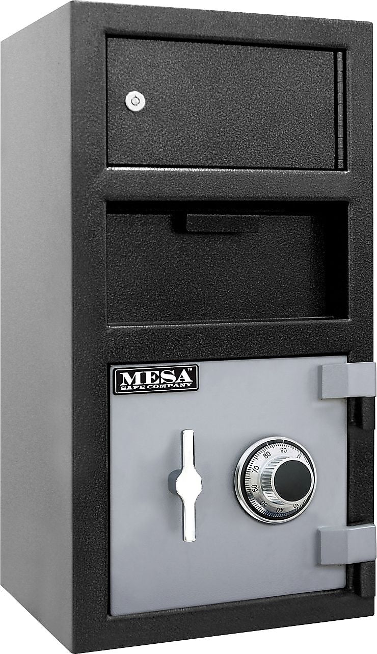 Mesa Steel Depository Safe with Outer Locker and Combination Lock, 1.5 cu. ft. (MFL2014C-OLK)
