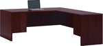 National Office Furniture Arrowood™ Laminate Right L-Shaped Workstation, Cordovan, 29 1/2" H x 71 3/4" W x 84 3/4" D