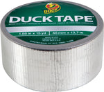 Duck® Brand Fun Duct Tape, Chrome, 1.88" x 10 Yards