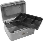 Barska Cash Box, 6 Compartments, Gray (CB11782)