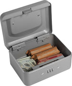 Barska Cash Box, 6 Compartments, Gray (CB11782)