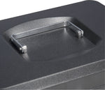 BARSKA Medium Cash Box, 3 Compartments, Black (CB11832)