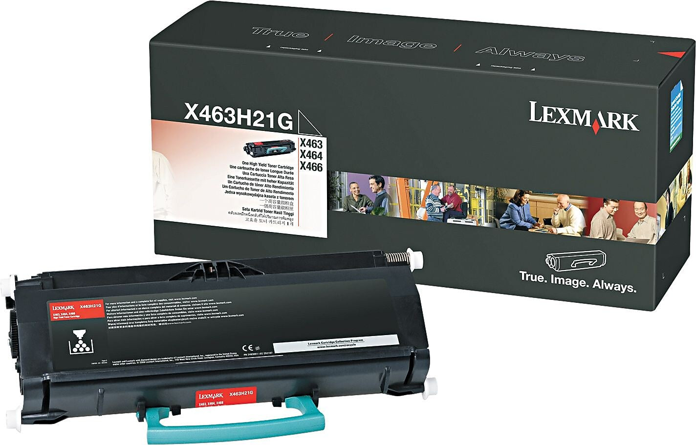 Lexmark X463H21G Black High Yield Toner Cartridge
