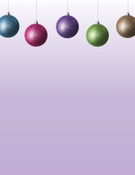 Great Papers® Holiday Stationery Glitzy Bulbs, 80/Count