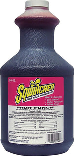 Sqwincher Fruit Punch Liquid Concentrate Energy Drink, 64 oz. Bottle, 6/Case (030325-FP)