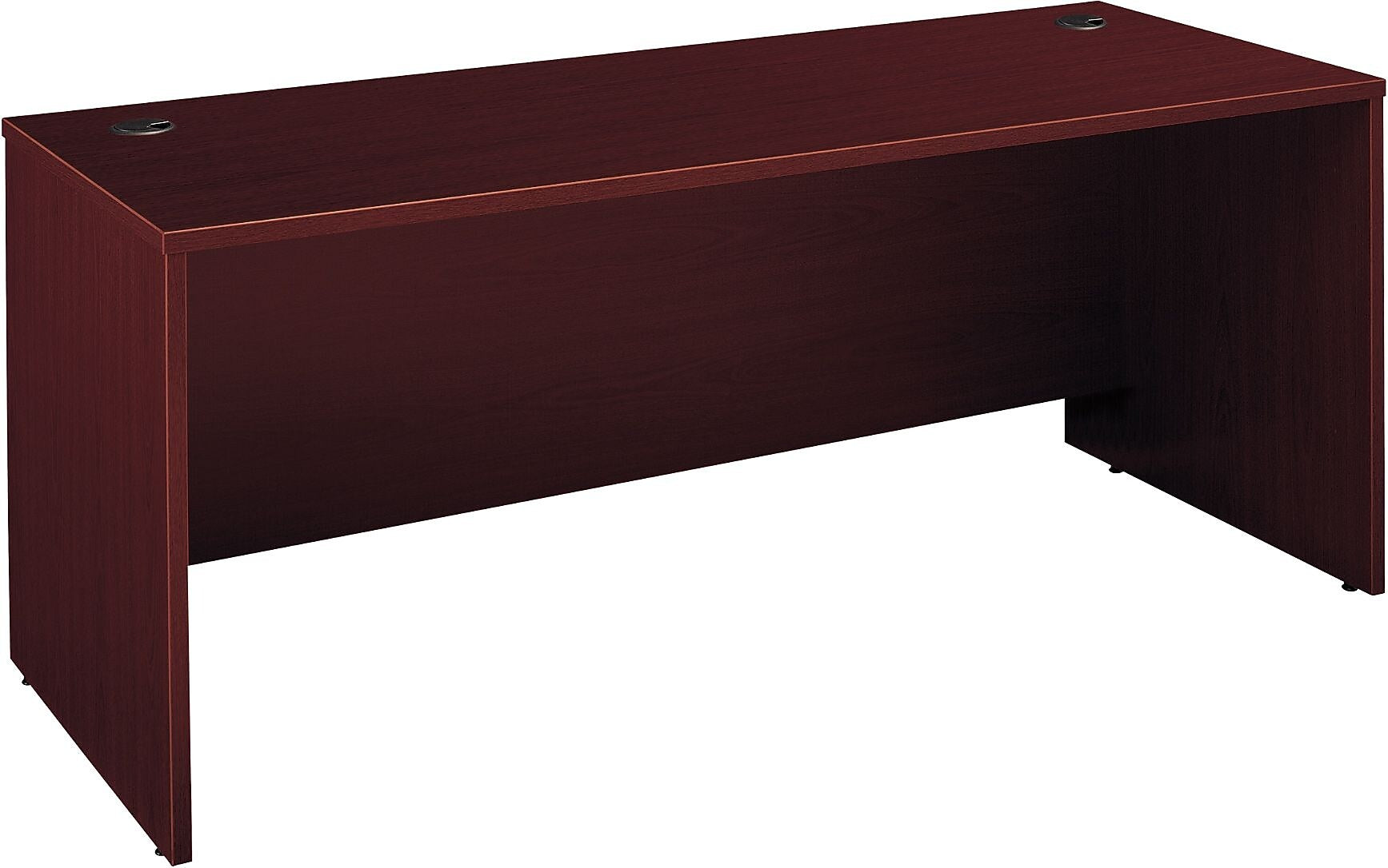 Bush Business Furniture Westfield 72"W Office Desk, Mahogany (WC36736)