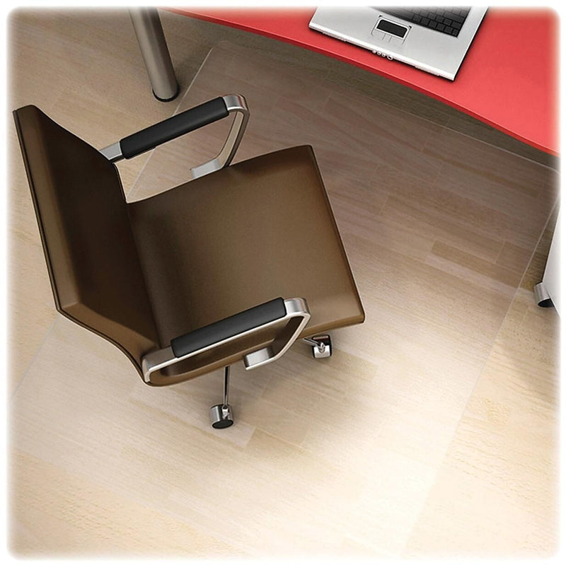 Deflecto Polycarbonate Chairmat, For Hard Floors, No Lip, Rectangular, 46" x 60"