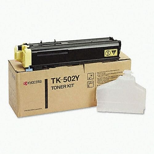 Kyocera TK-502Y Yellow Standard Yield Toner Cartridge