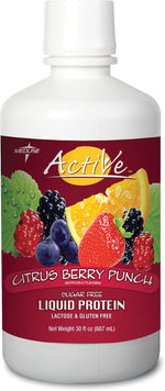 Active Sugar-Free Liquid Protein with Lutein, Orange Creme, 32 fl. oz., 4/Carton (ENT693SFOC)