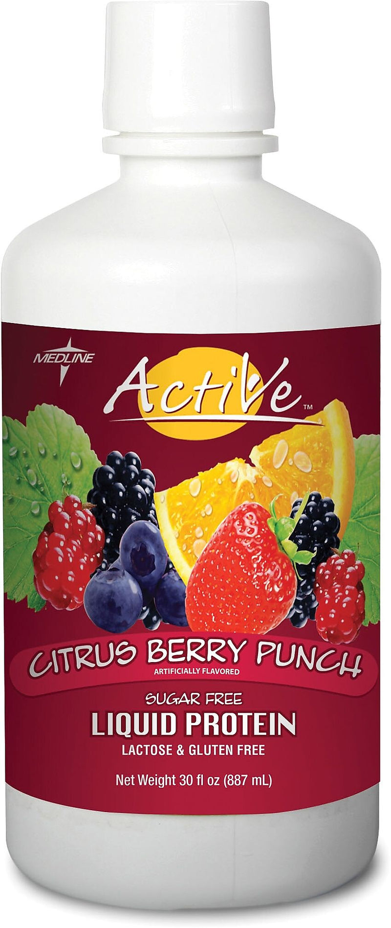 Active Sugar-Free Liquid Protein with Lutein, Orange Creme, 32 fl. oz., 4/Carton (ENT693SFOC)