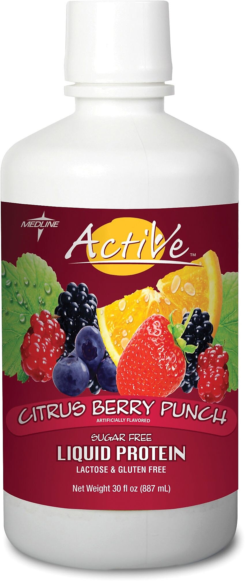 Active Sugar-Free Liquid Protein with Lutein, Orange Creme, 32 fl. oz., 4/Carton (ENT693SFOC)